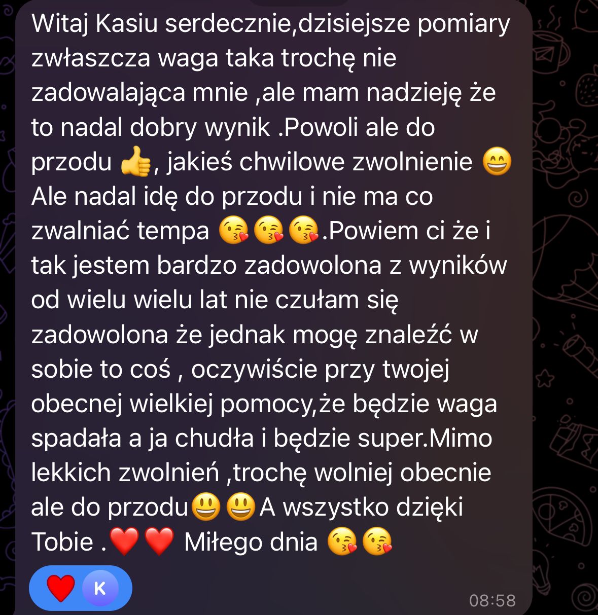 Opinia klientki o współpracy 39