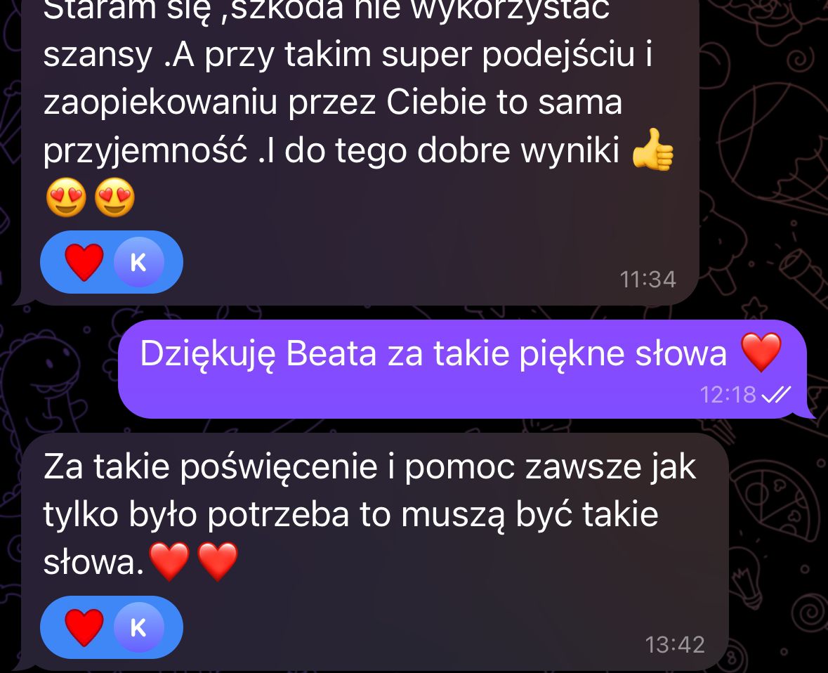 Opinia klientki o współpracy 38