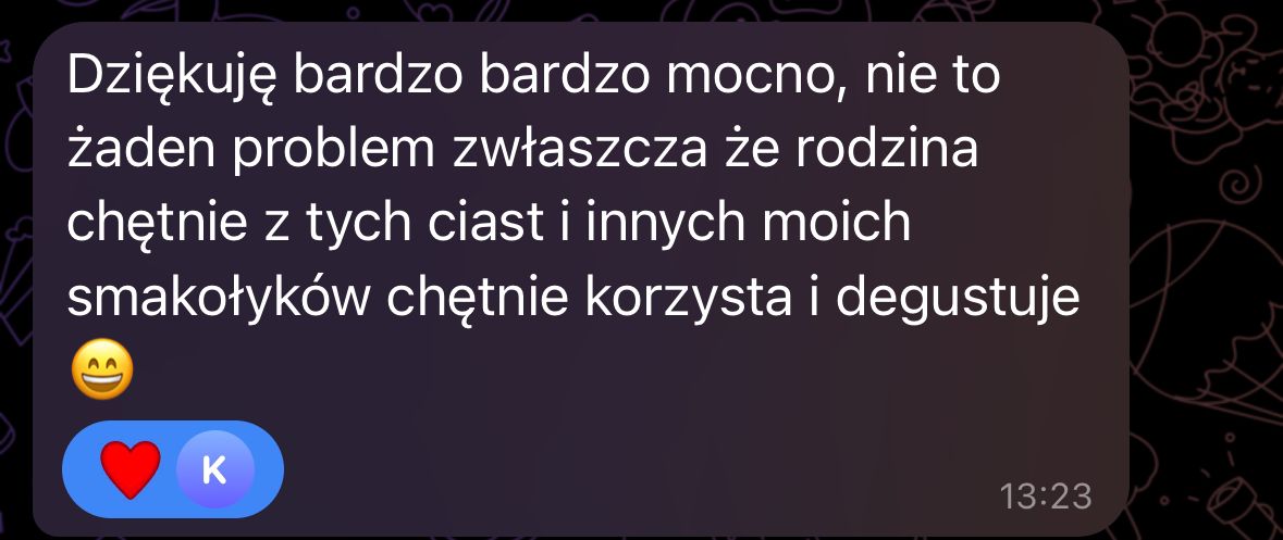 Opinia klientki o współpracy 36
