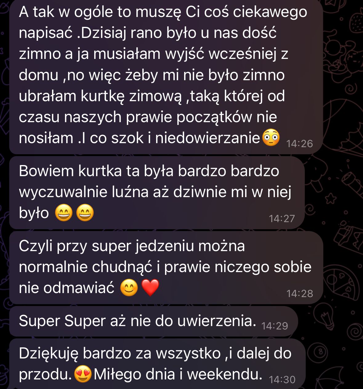 Opinia klientki o współpracy 31