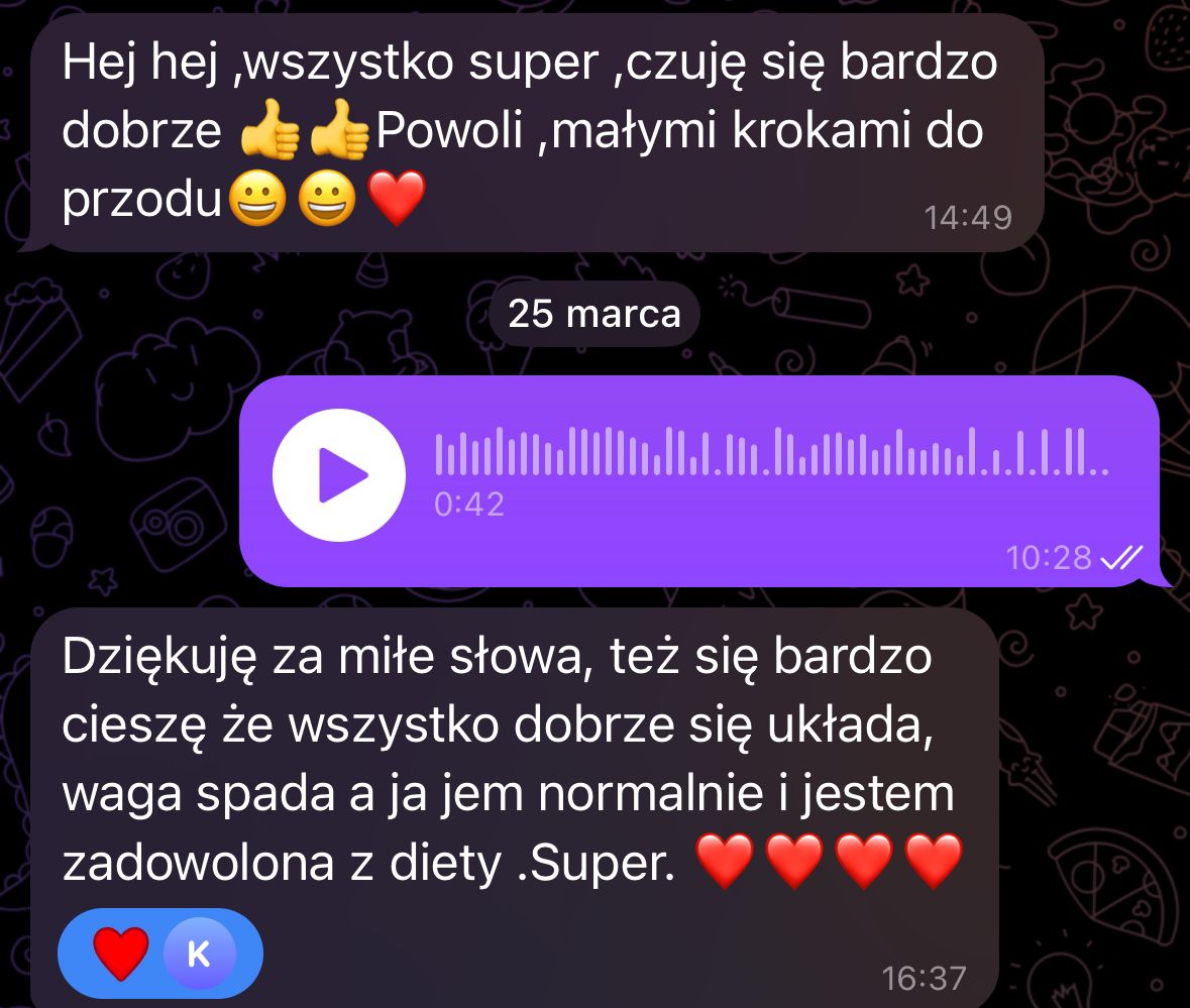 Opinia klientki o współpracy 30