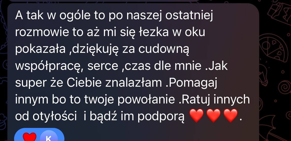 Opinia klientki o współpracy 19