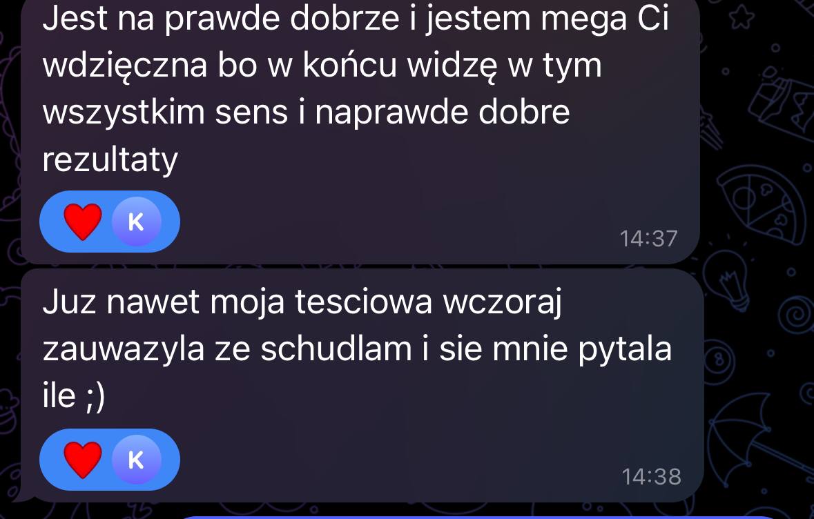 Opinia klientki o współpracy 18