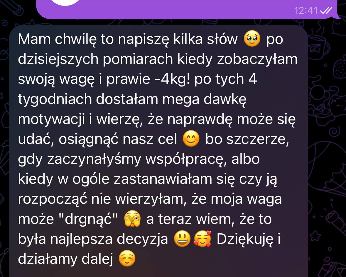 Opinia klientki o współpracy 12