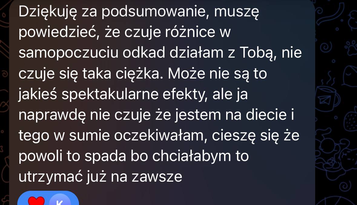 Opinia klientki o współpracy 9