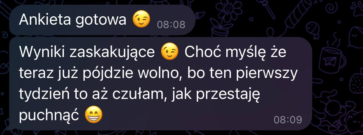 Opinia klientki o współpracy 8